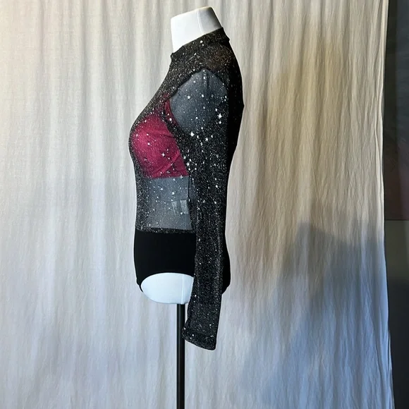 Black sparkly body suit - Picture 2 of 6